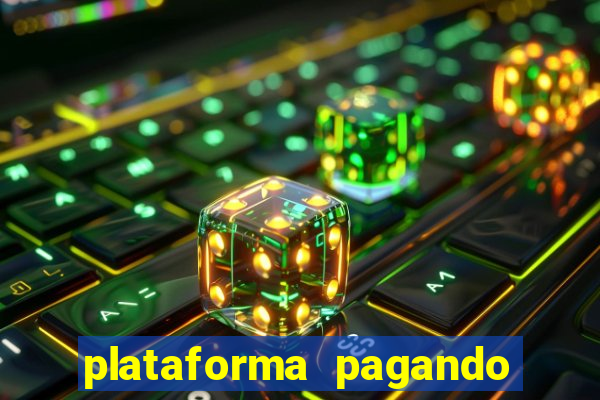 plataforma pagando bem hoje